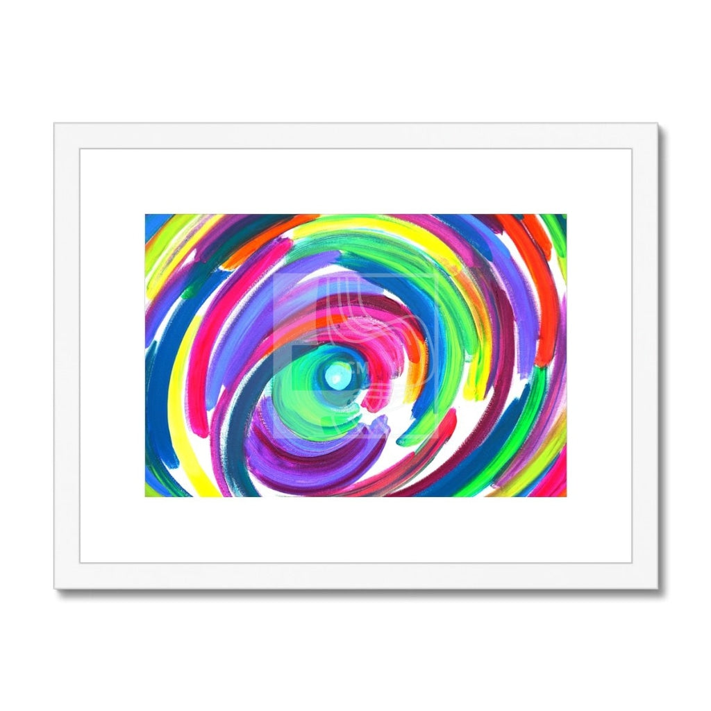 Spiral Framed & Mounted Print - Chelsea Martin Art