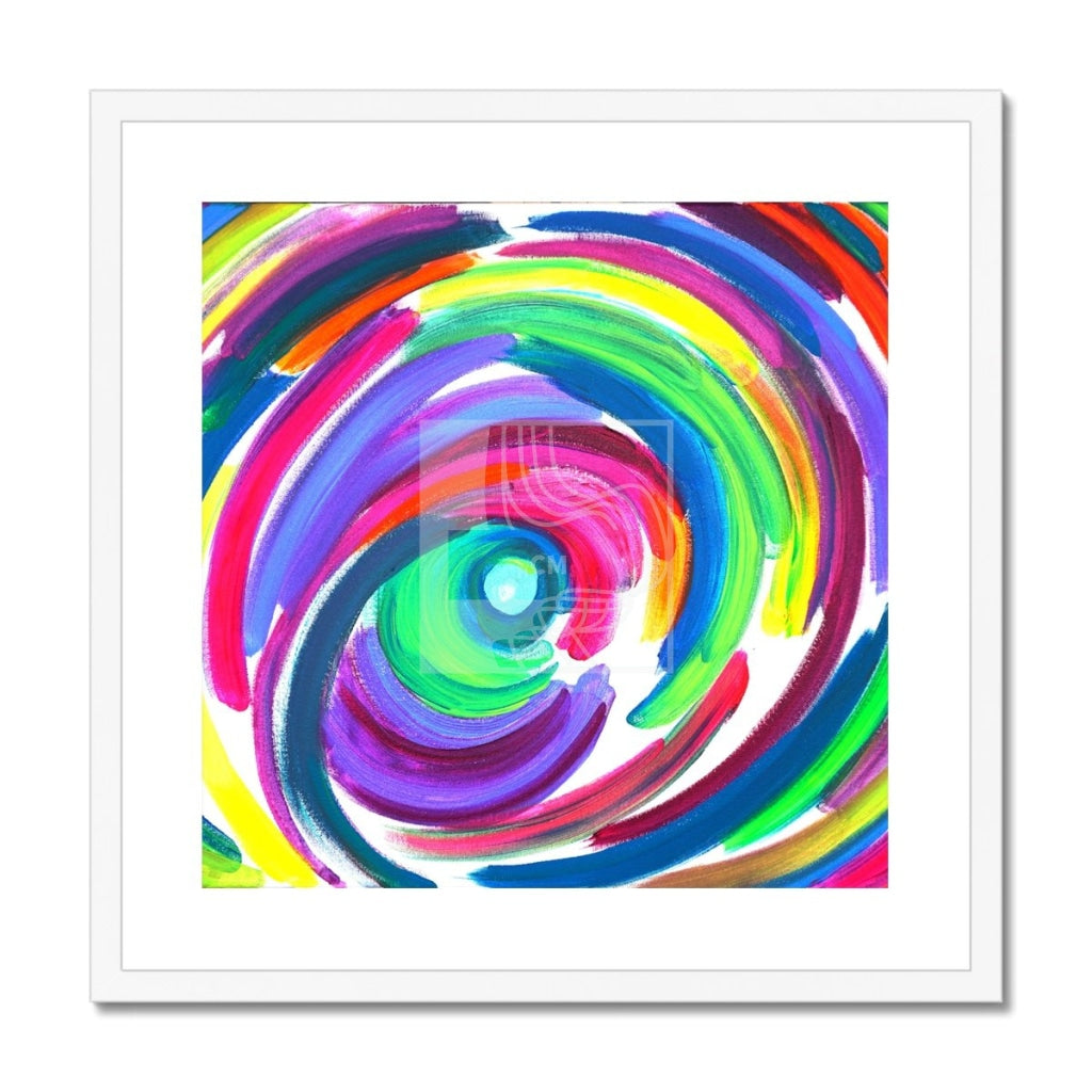 Spiral Framed & Mounted Print - Chelsea Martin Art