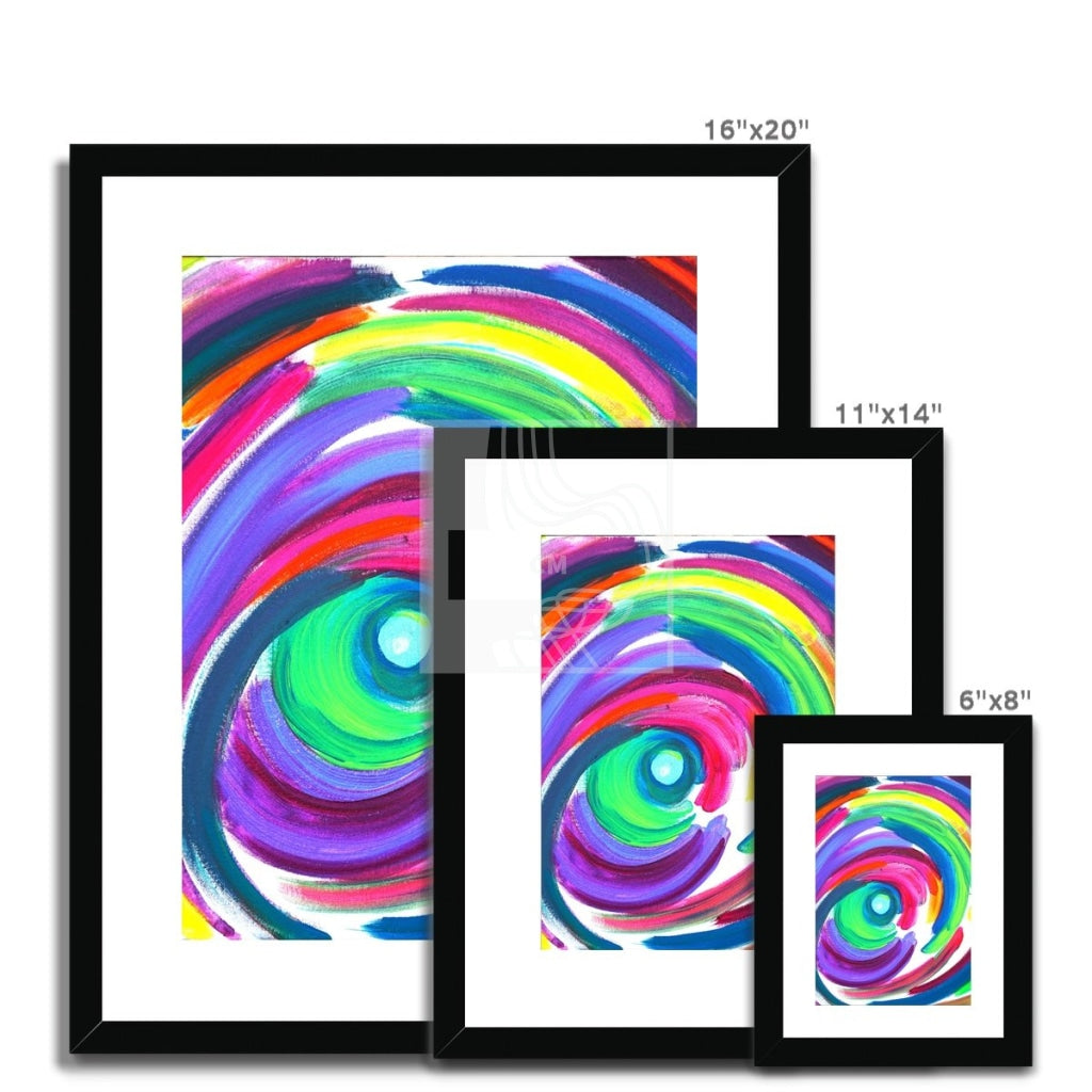 Spiral Framed & Mounted Print - Chelsea Martin Art