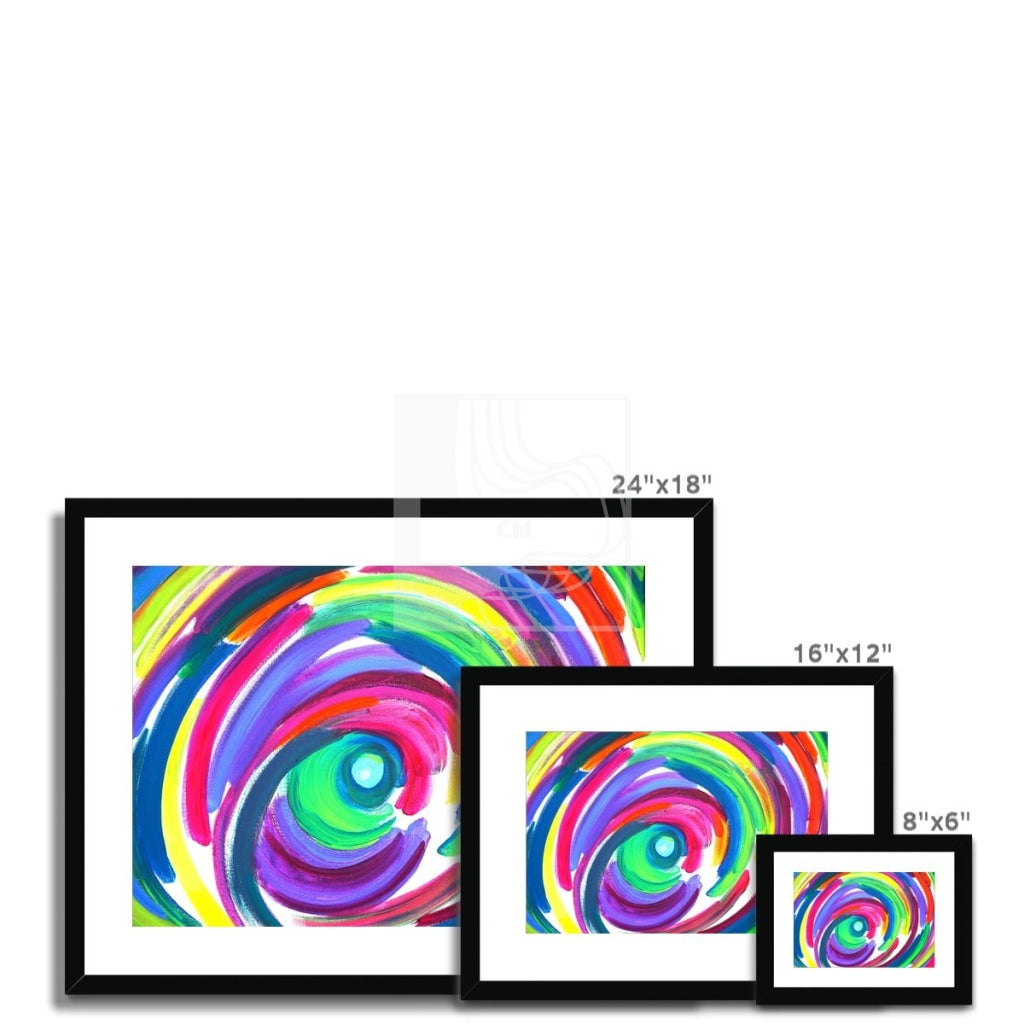 Spiral Framed & Mounted Print - Chelsea Martin Art