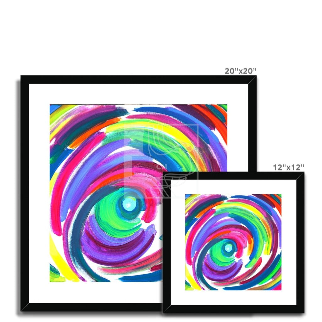 Spiral Framed & Mounted Print - Chelsea Martin Art