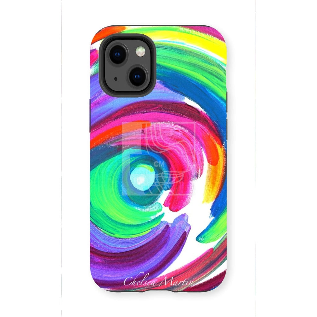 Spiral Tough Phone Case Iphone 13 Mini / Gloss & Tablet Cases