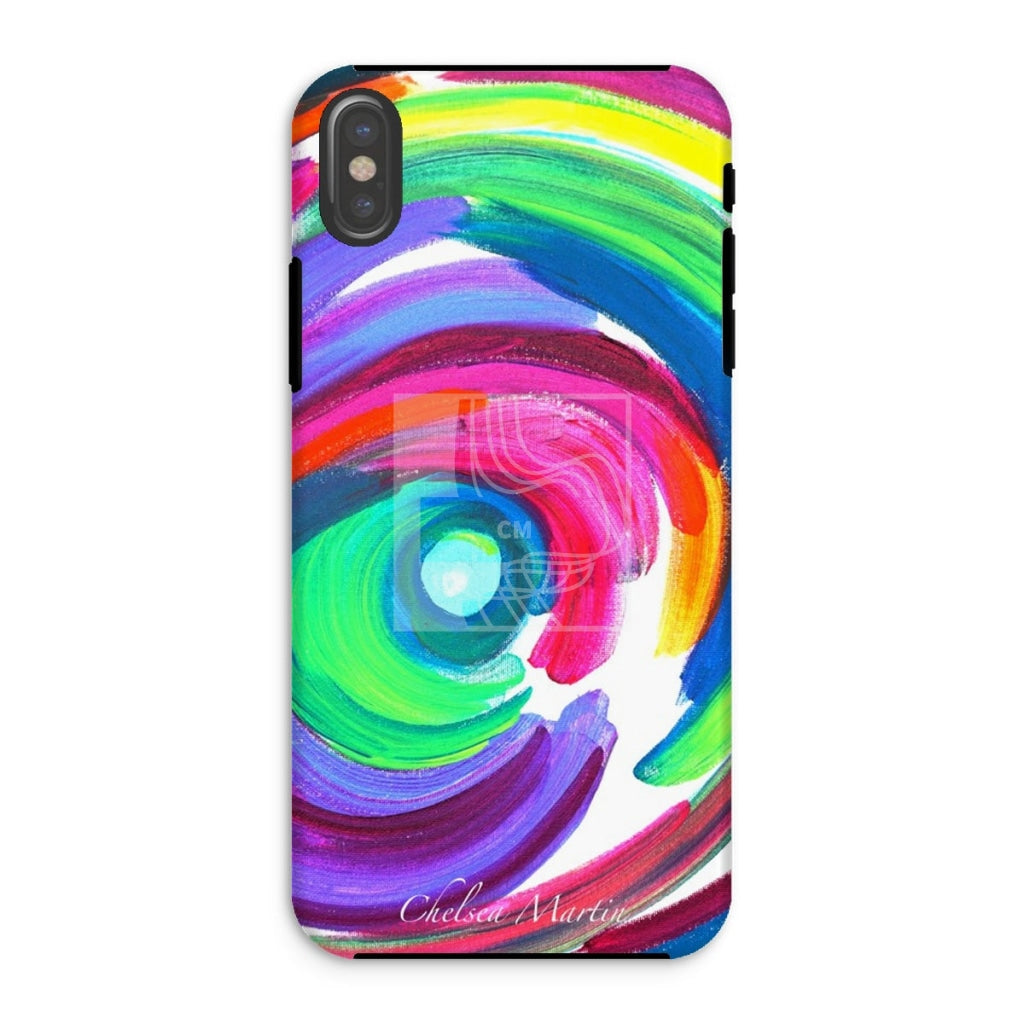 Spiral Tough Phone Case Iphone Xs / Gloss & Tablet Cases