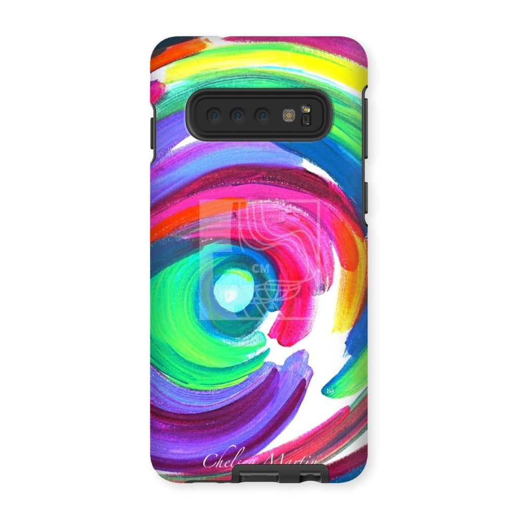 Spiral Tough Phone Case Samsung Galaxy S10 / Gloss & Tablet Cases