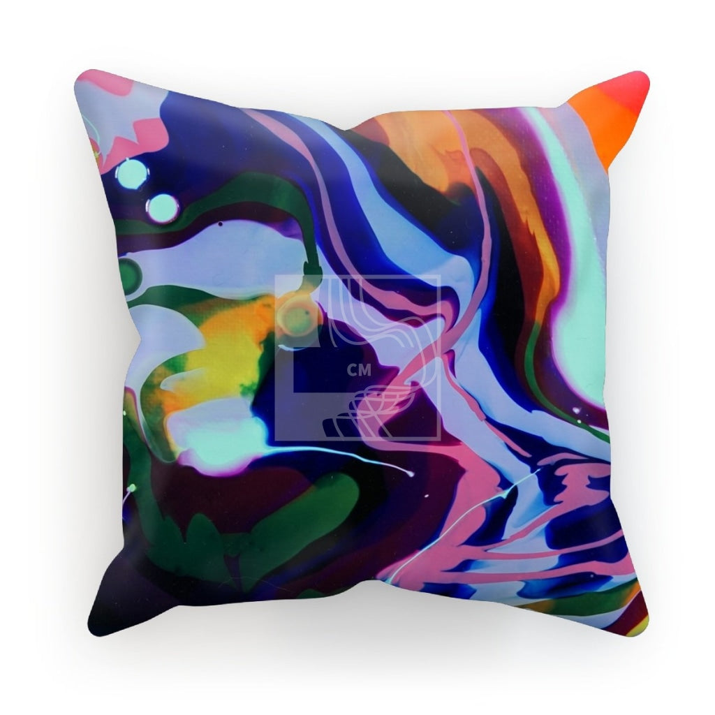 Swirl Cushion Canvas / 18X18 Homeware