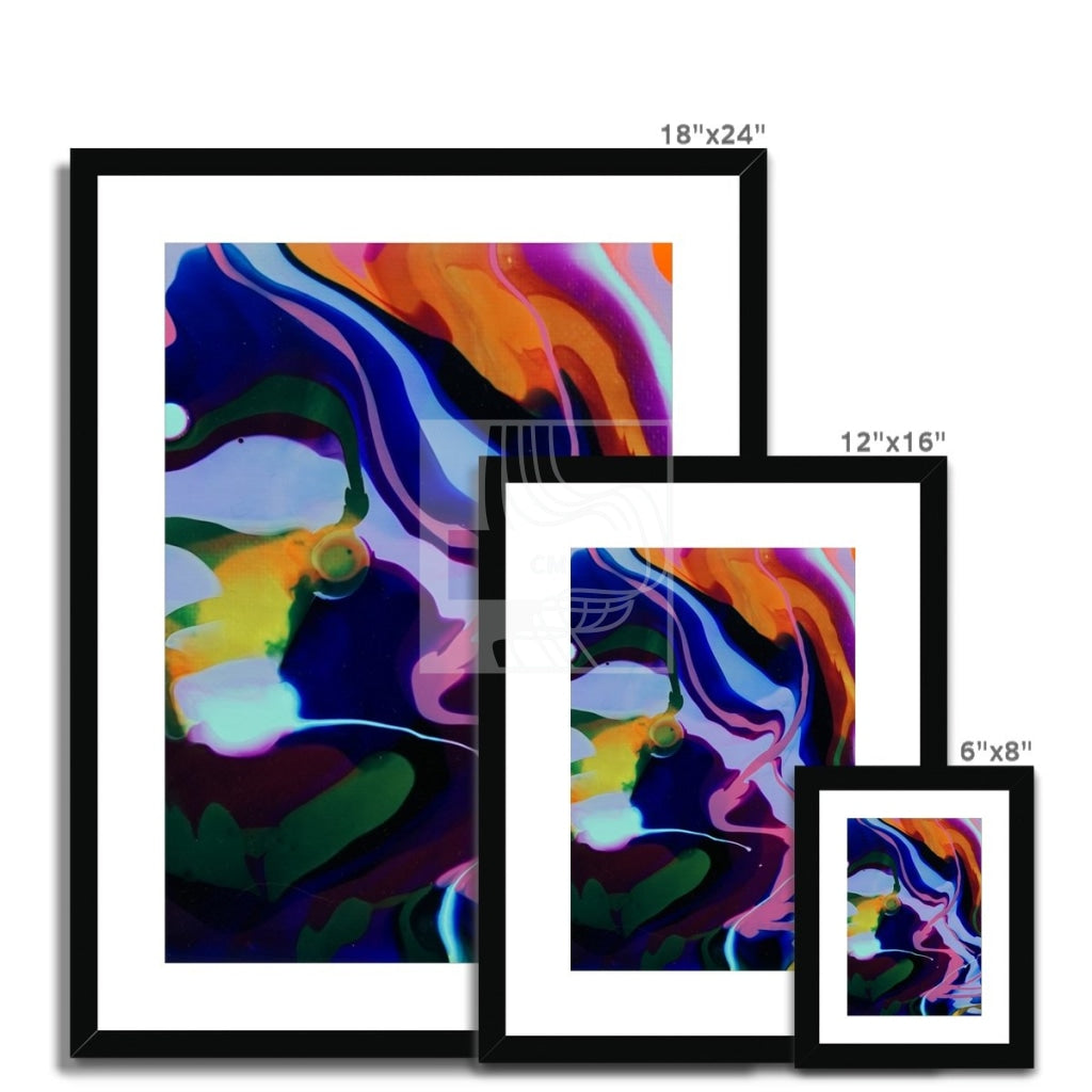 Swirl Framed & Mounted Print Fine Art