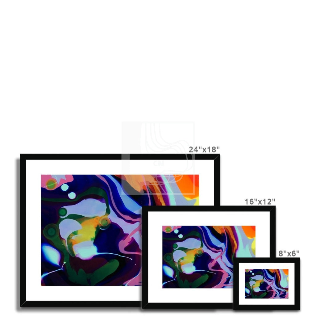 Swirl Framed & Mounted Print Fine Art