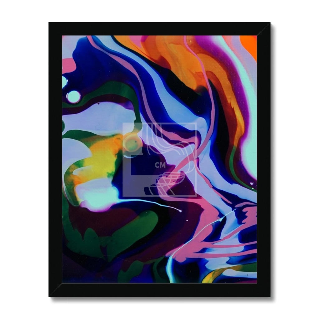 Swirl Framed Print 11X14 / Black Frame Fine Art