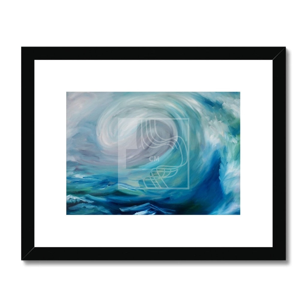 Wave Framed & Mounted Print - Chelsea Martin Art