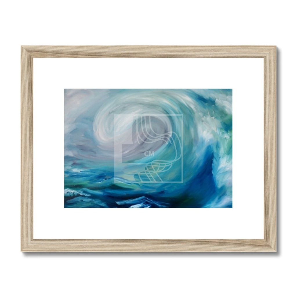 Wave Framed & Mounted Print - Chelsea Martin Art