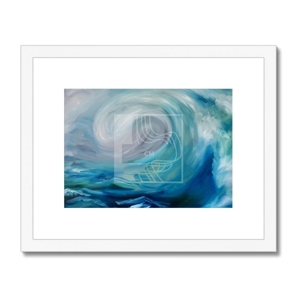 Wave Framed & Mounted Print - Chelsea Martin Art