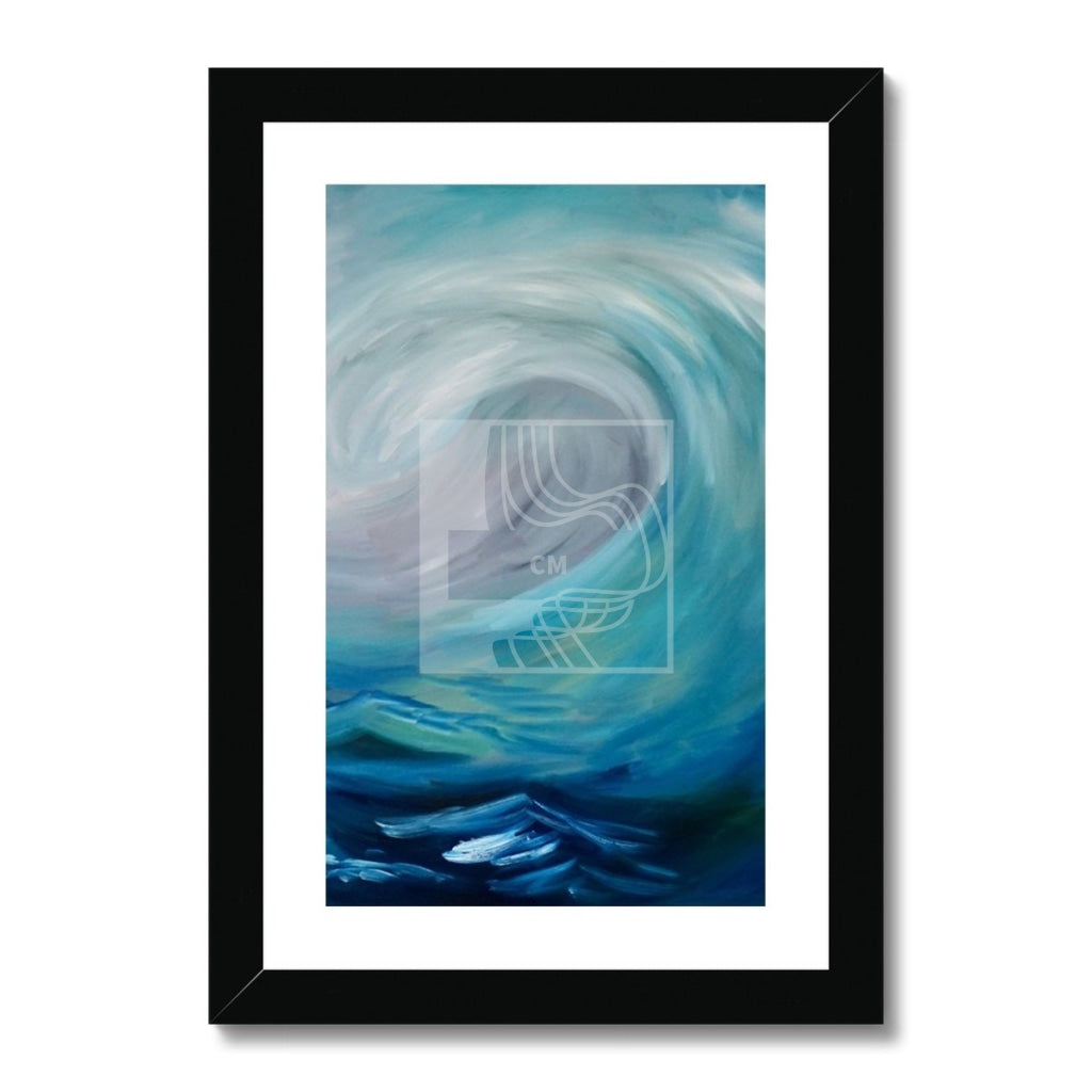 Wave Framed & Mounted Print - Chelsea Martin Art