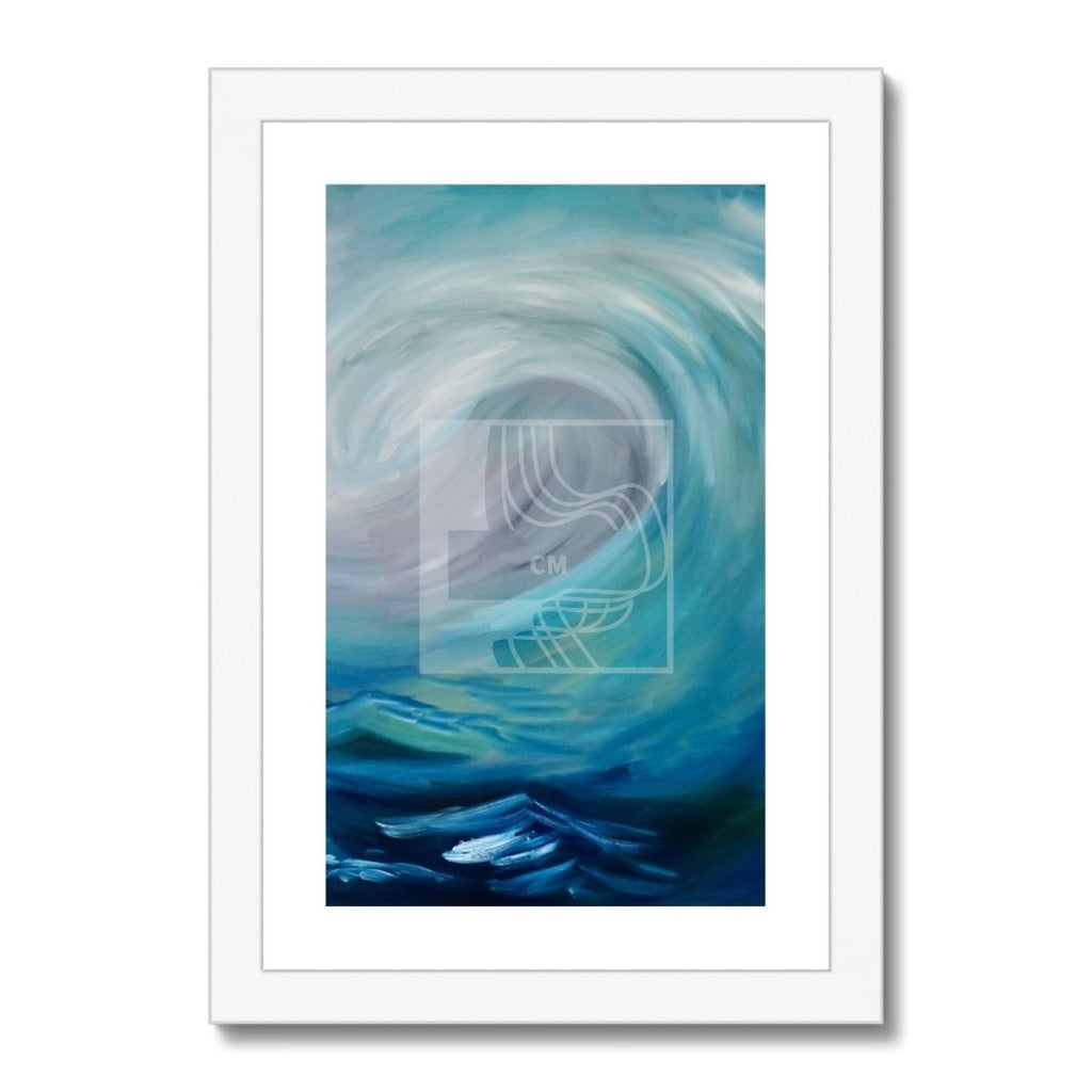 Wave Framed & Mounted Print - Chelsea Martin Art