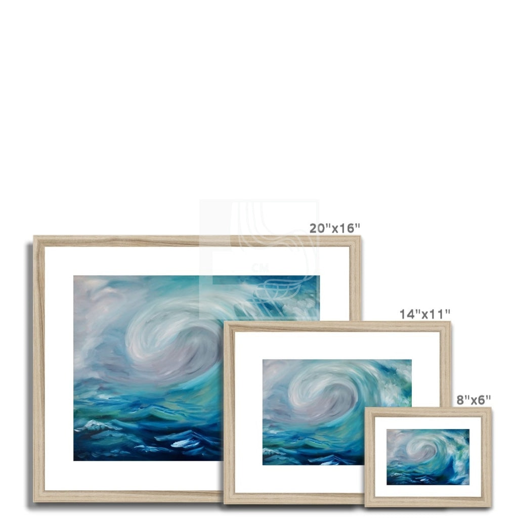 Wave Framed & Mounted Print - Chelsea Martin Art