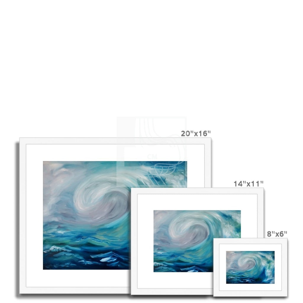 Wave Framed & Mounted Print - Chelsea Martin Art