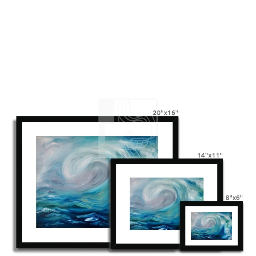 Wave Framed & Mounted Print - Chelsea Martin Art