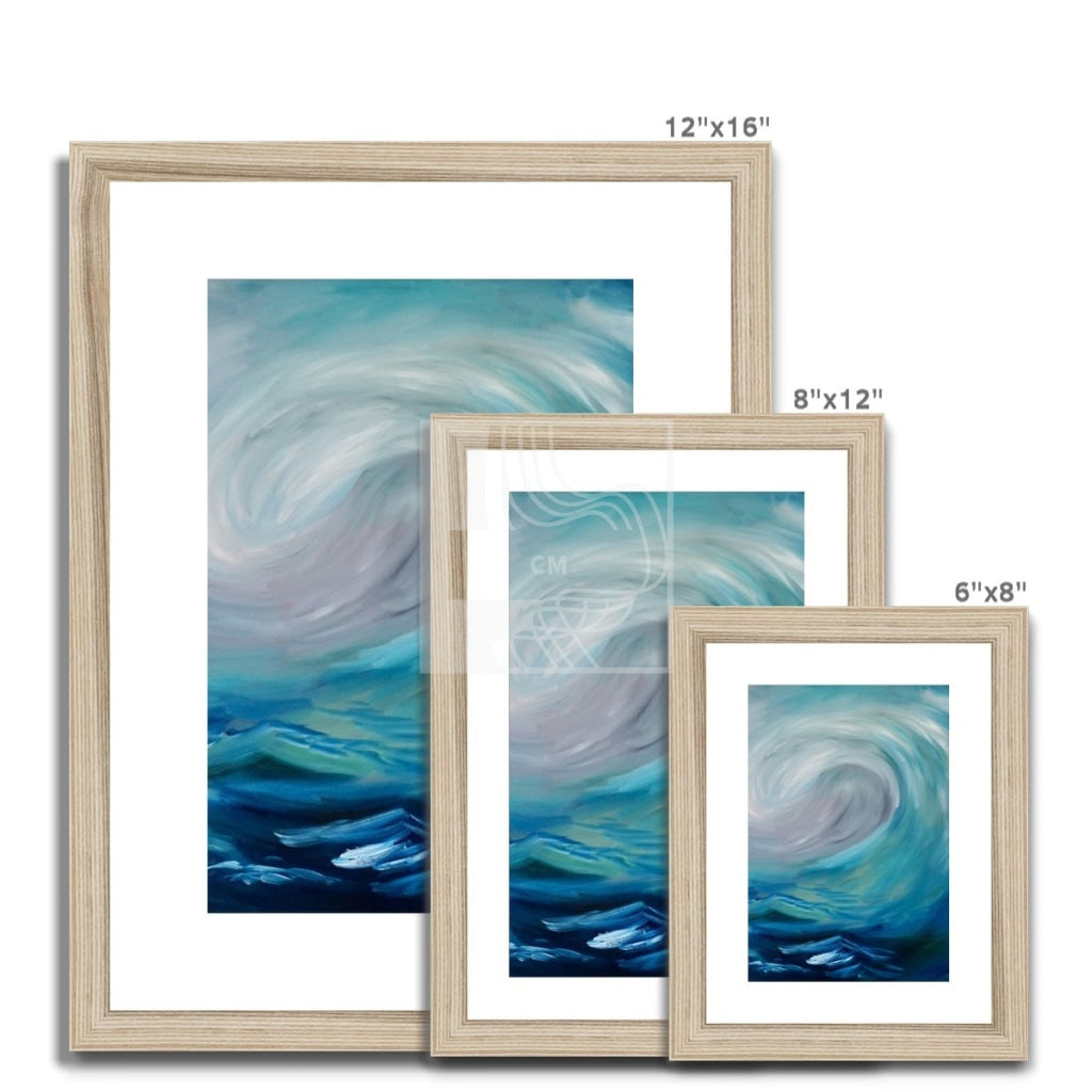 Wave Framed & Mounted Print - Chelsea Martin Art