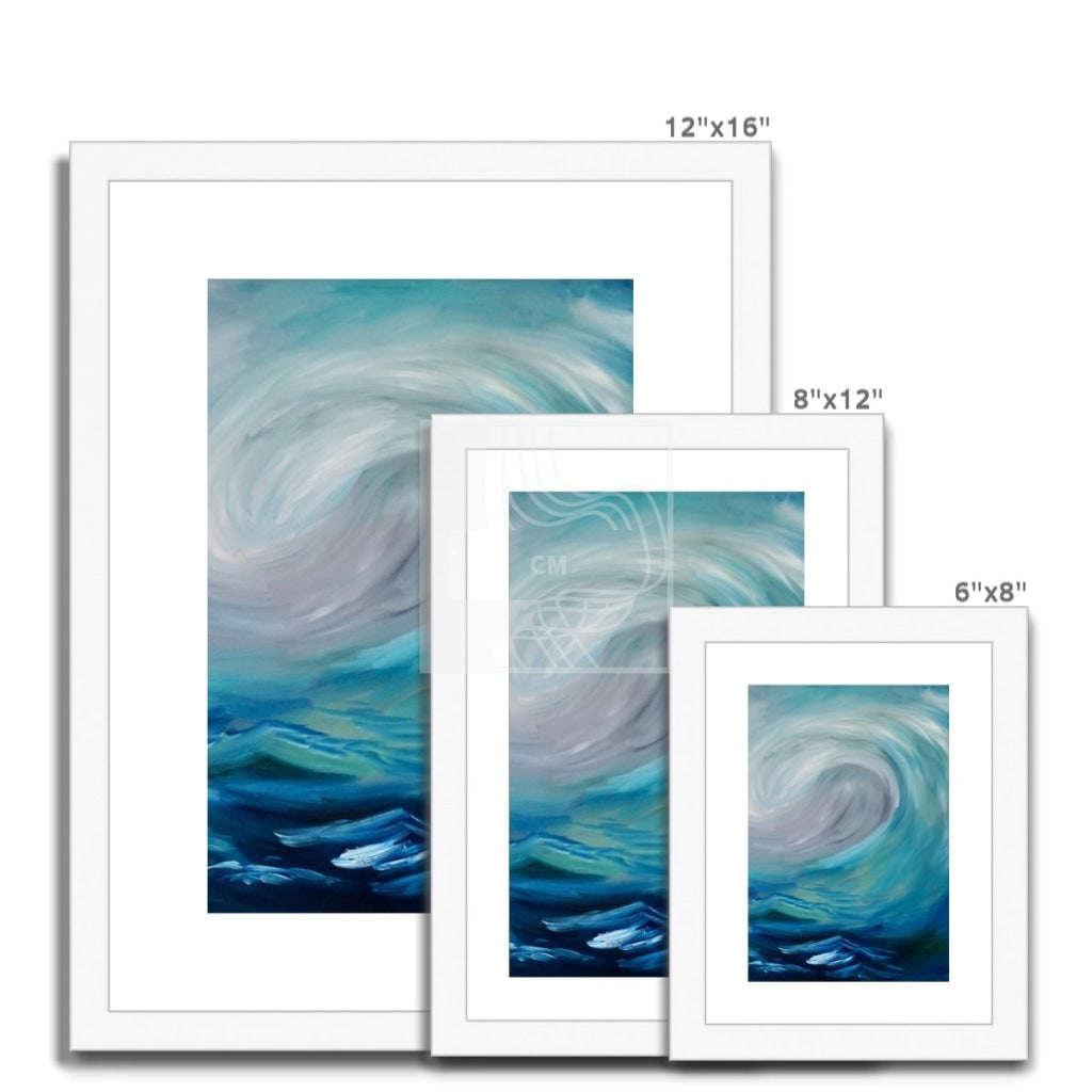 Wave Framed & Mounted Print - Chelsea Martin Art