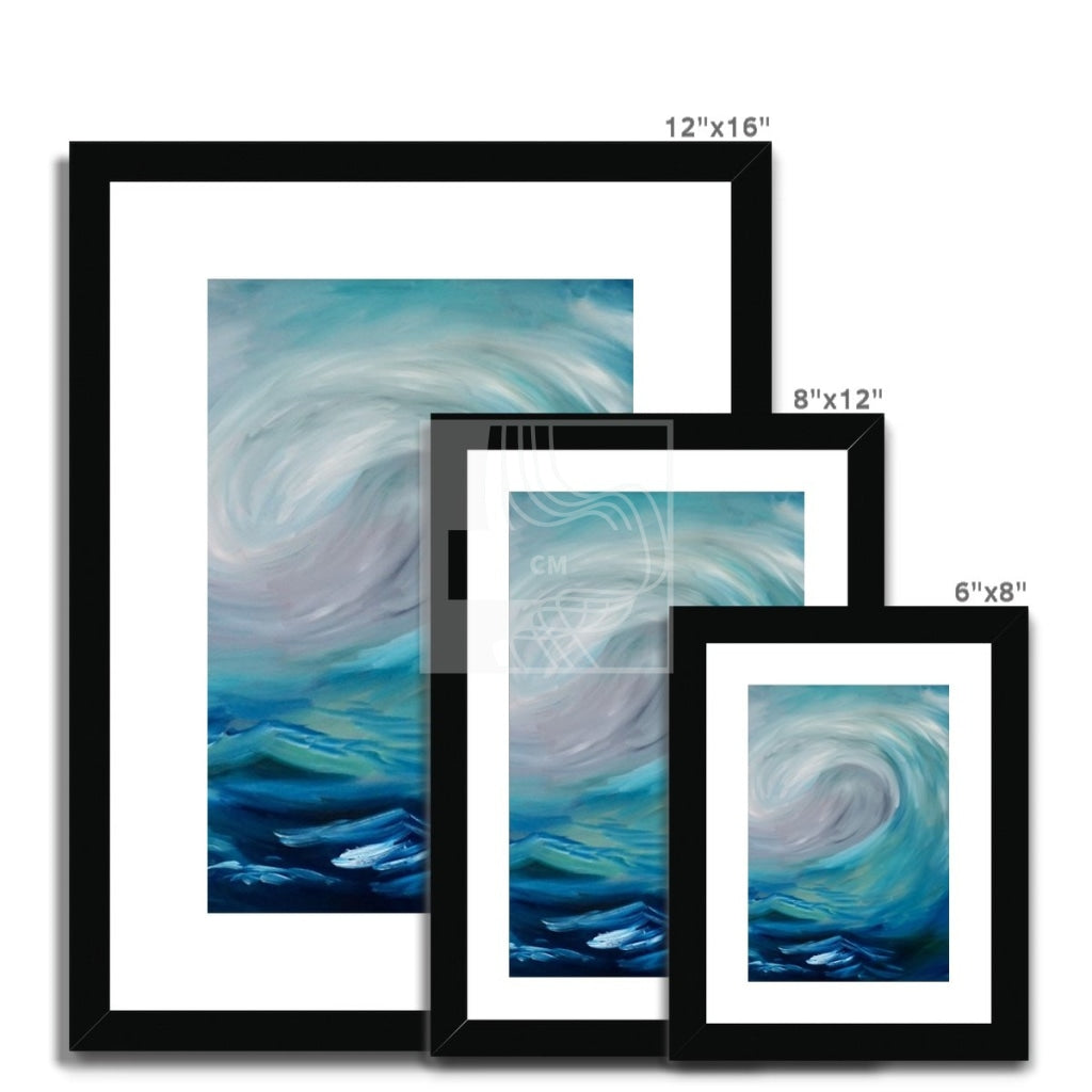 Wave Framed & Mounted Print - Chelsea Martin Art