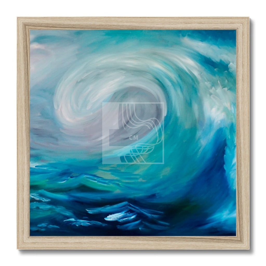 Wave Framed Print - Chelsea Martin Art