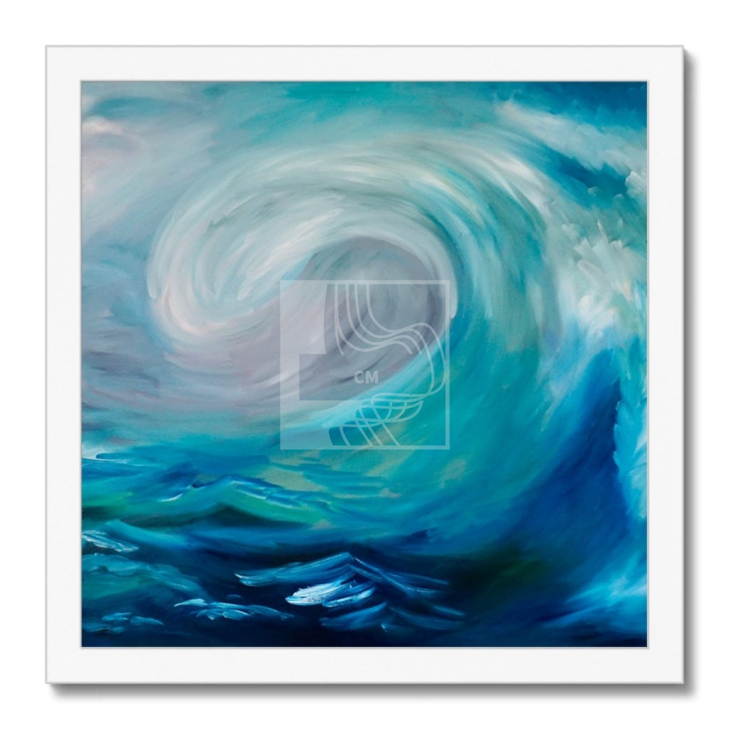 Wave Framed Print - Chelsea Martin Art