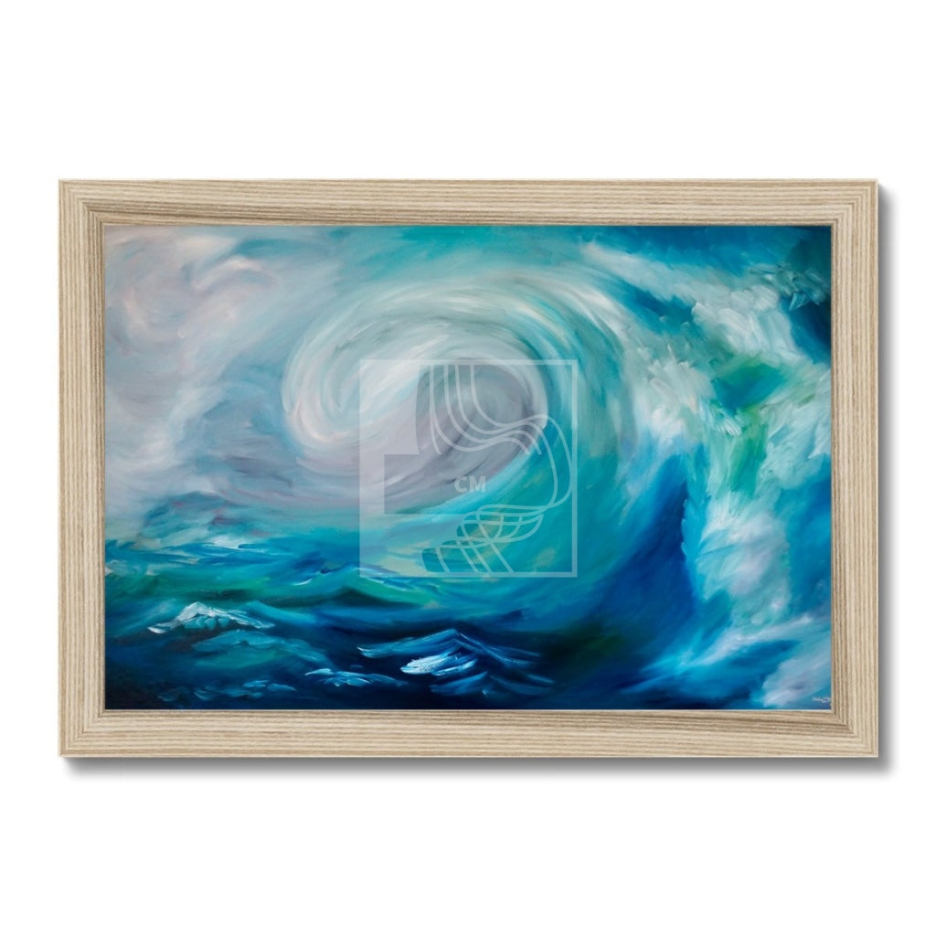 Wave Framed Print - Chelsea Martin Art