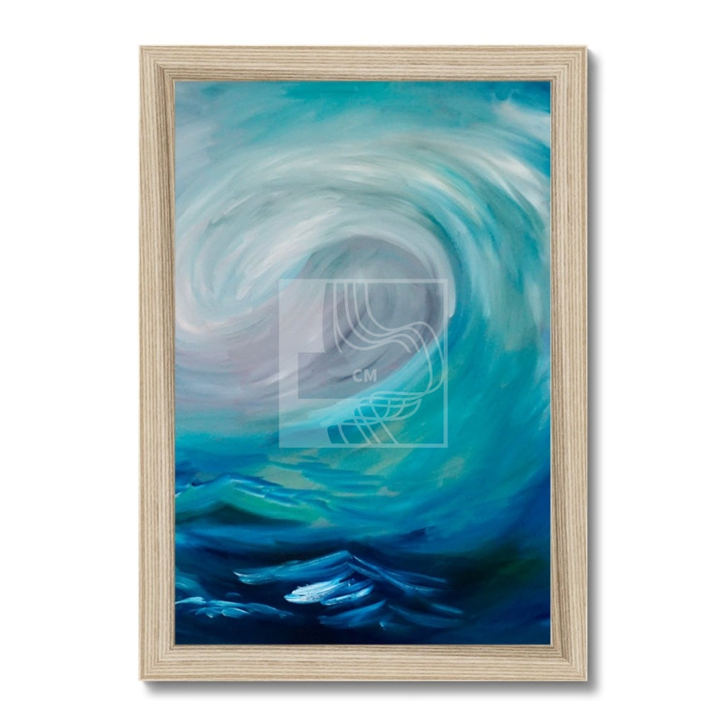 Wave Framed Print - Chelsea Martin Art