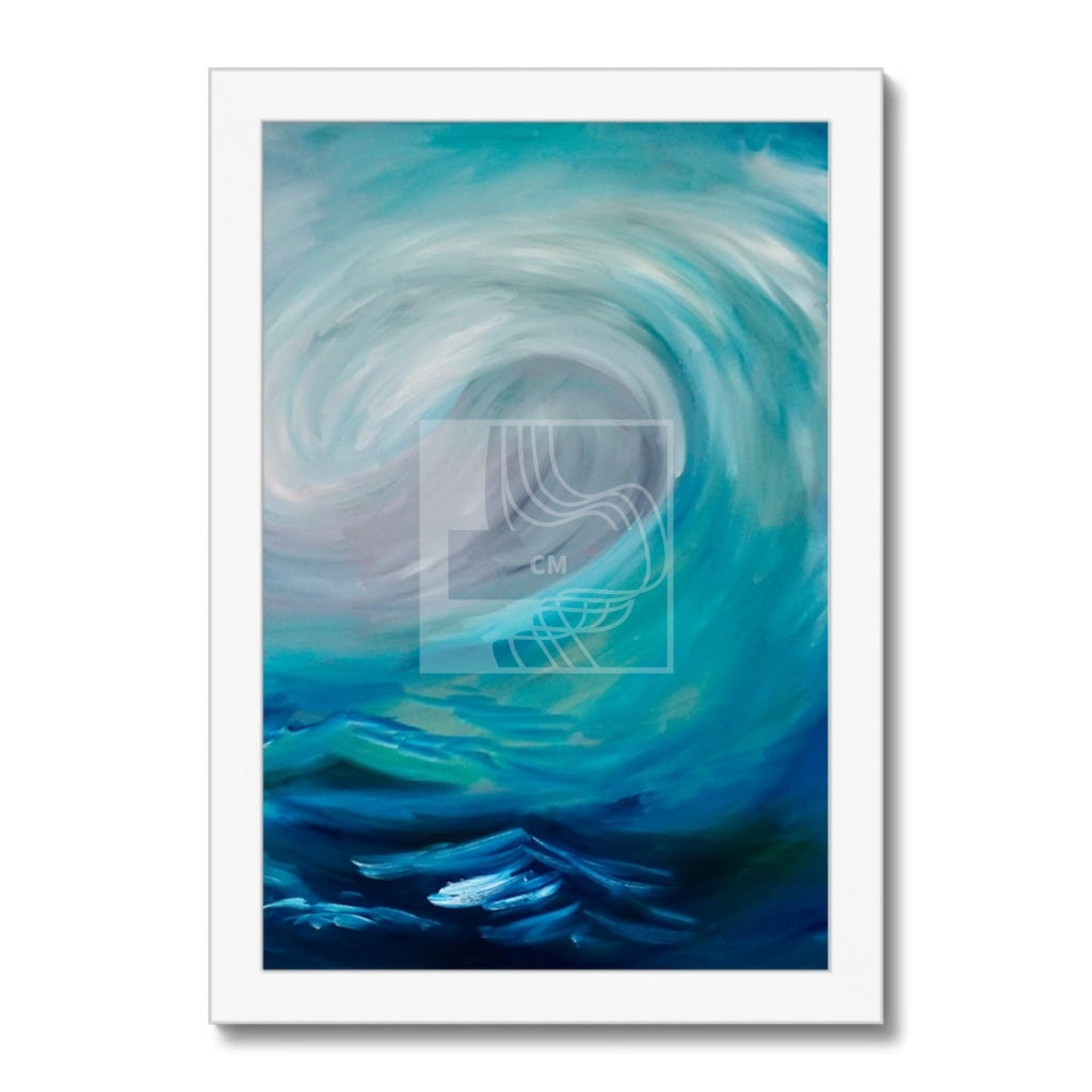 Wave Framed Print - Chelsea Martin Art