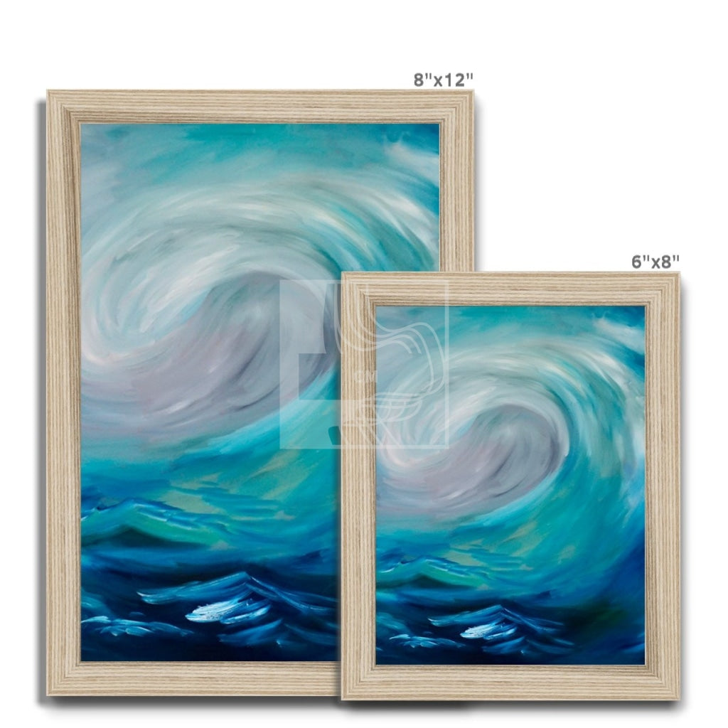 Wave Framed Print - Chelsea Martin Art