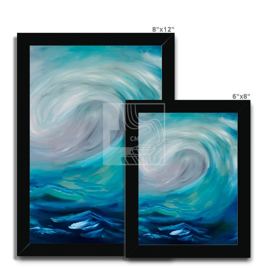 Wave Framed Print - Chelsea Martin Art