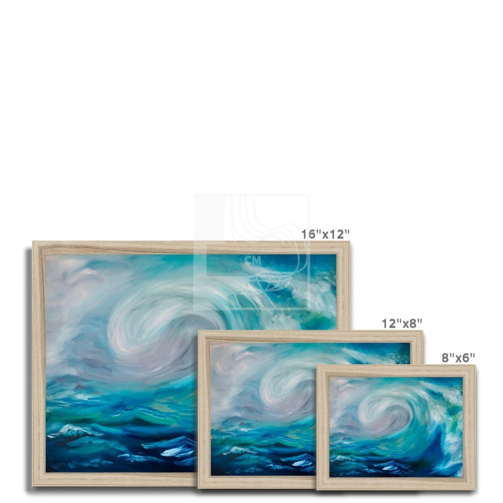 Wave Framed Print - Chelsea Martin Art