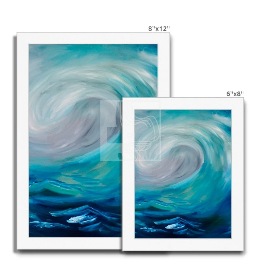 Wave Framed Print - Chelsea Martin Art