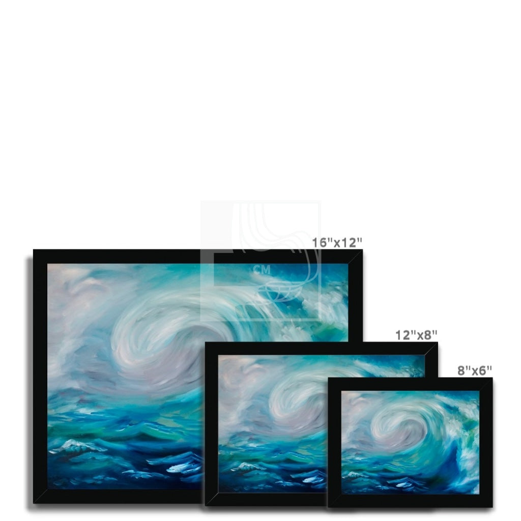 Wave Framed Print - Chelsea Martin Art