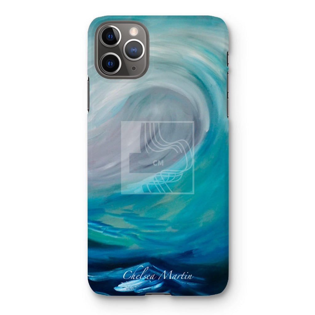 Wave Snap Phone Case Iphone 11 Pro Max / Gloss & Tablet Cases