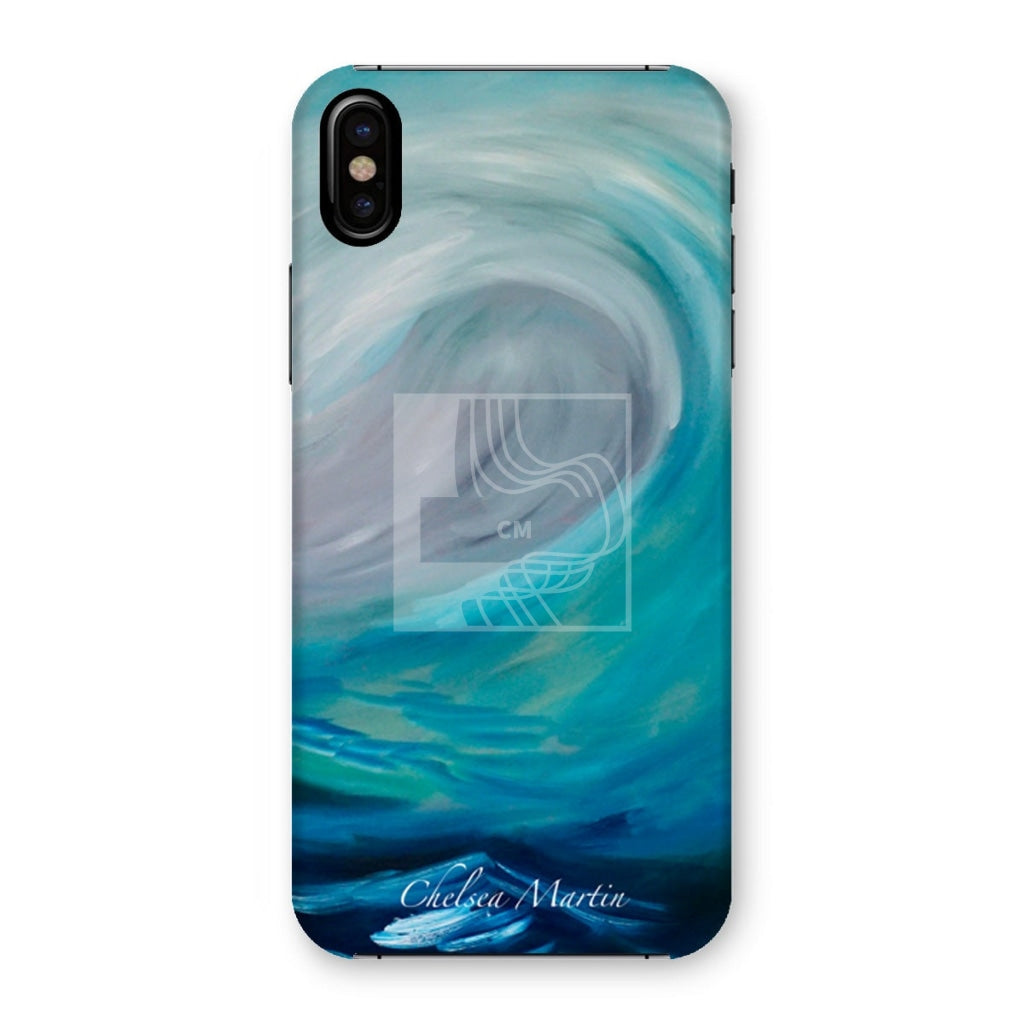 Wave Snap Phone Case Iphone Xs / Gloss & Tablet Cases