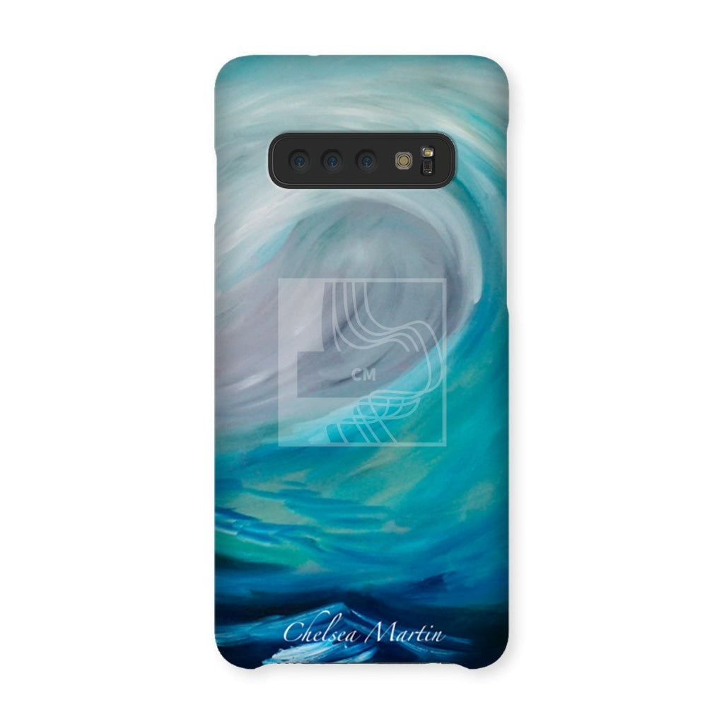 Wave Snap Phone Case Samsung Galaxy S10 / Gloss & Tablet Cases