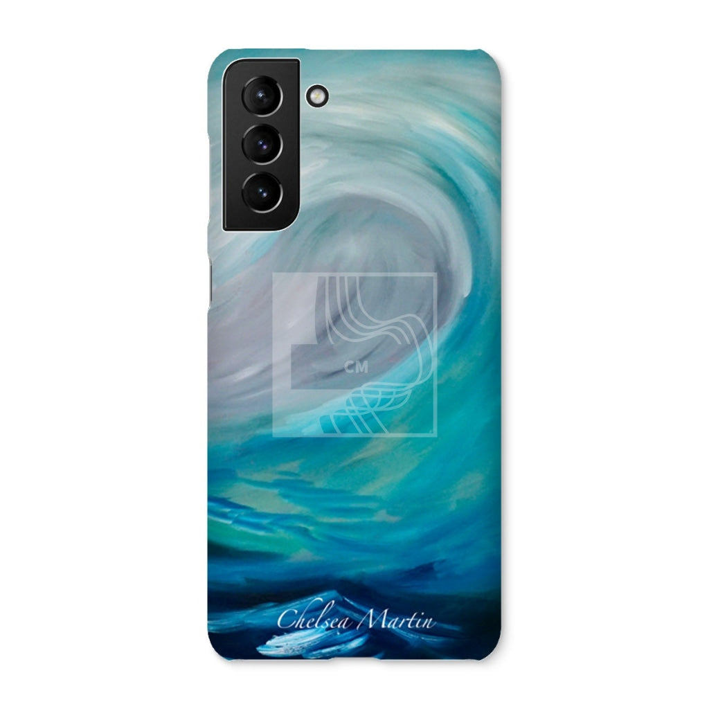 Wave Snap Phone Case Samsung Galaxy S21 Plus / Gloss & Tablet Cases